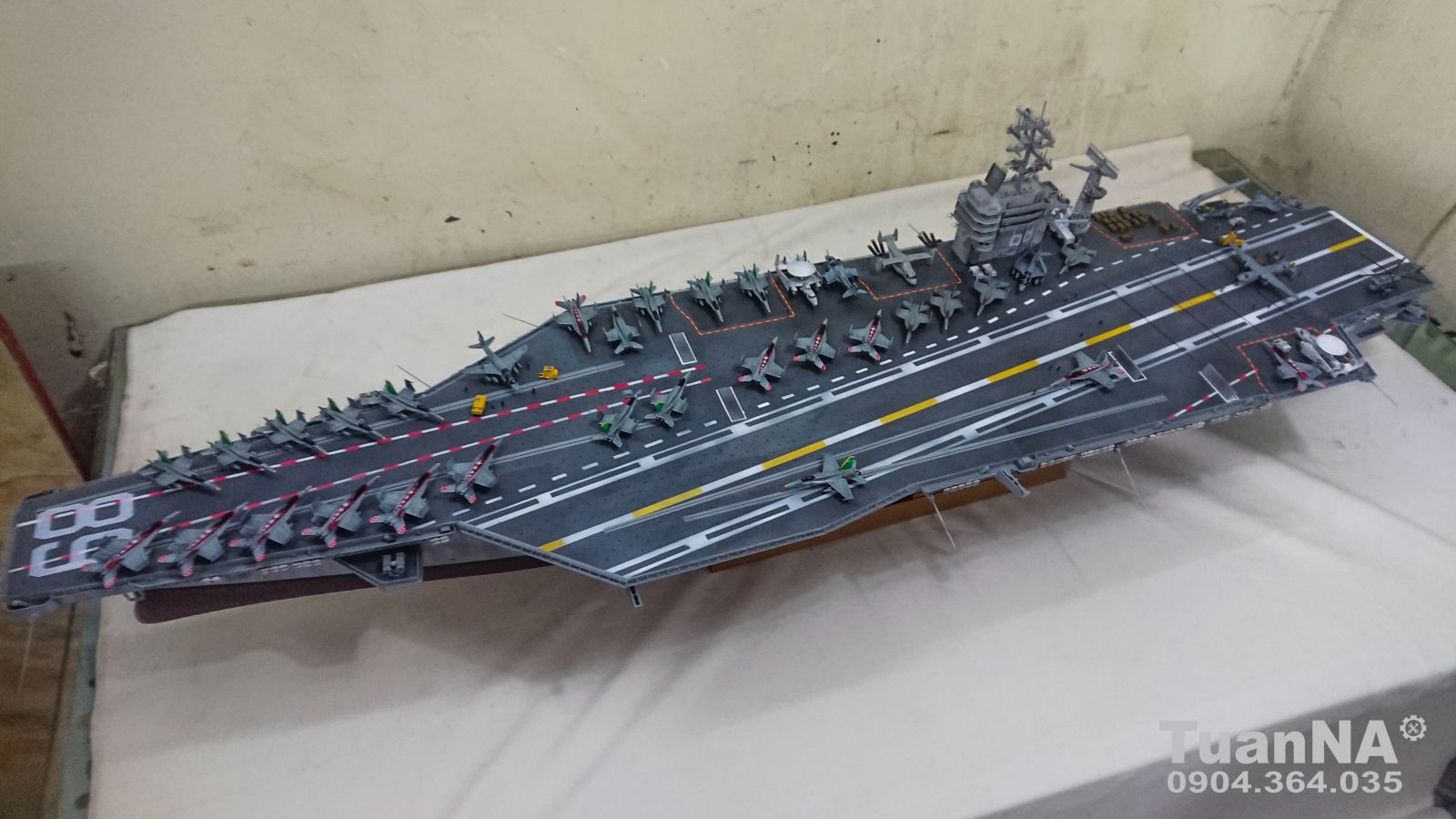 Mô hình tàu sân bay USS bằng hợp kim tinh xảo Mô hình quân sự mô hình máy  bay xetăng tên lửa pháo tàu chiến thuyền buồm
